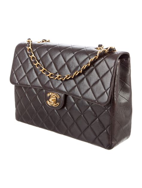 chanel 2.55 jumbo single flap bag|chanel vintage 2.55 bag price.